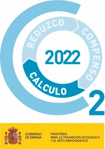 Sello Calculo 2022 del Registro de huella de carbono del Ministerio para la Transición Ecológica y el Reto Demográfico